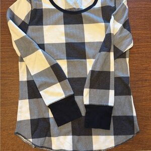 Plaid Long Sleeve Kids Shirt